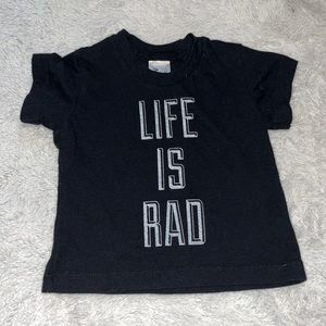 American apparel short sleeve life is rad  tee